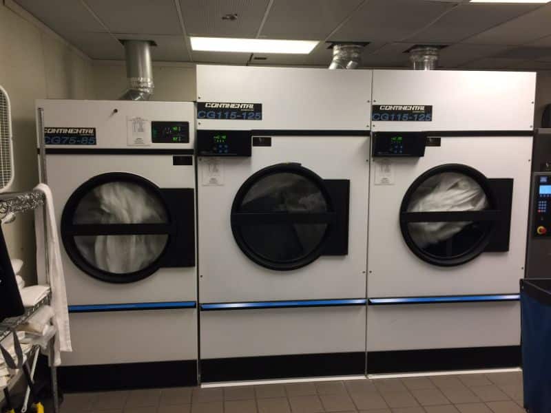 Washing machines and tumble dryers for commercial use